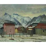 Emanuele Rambaldi, Landscape, Oil on Canvas