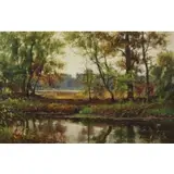 Wayne Morrell, Quiet Reflections, Oil on Canvas