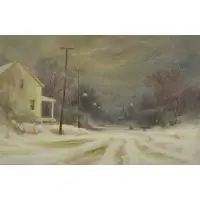 Wayne Morrell, Landscape, Oil on Canvas
