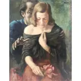 R. Kaster, Antje, 1942, Oil on Canvas