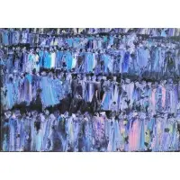 Tafa Fiadzigbe, Moonlit March, 2005, Oil on Canvas