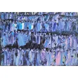 Tafa Fiadzigbe, Moonlit March, 2005, Oil on Canvas