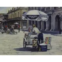 Sonya Terpening, New Orleans Scene, Watercolor
