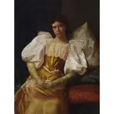 Elbridge Burbank, Portrait of a Woman, Oil on Panel