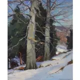 Emile Gruppé, Woodland Landscape
