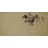 William Robinson Leigh, Horses, Pen and Ink