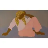 March Avery, Poet Composing, 1983, Oil on Canvas