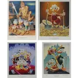 Carl Barks, Menace From the Grotto, Grouping of Four Lithographs