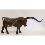 Joshua Tobey, Big Bend, Large Bronze Bull "Big Bend"