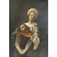 Guido Reni, Salome with the Head of St. John the Baptist, Oil on Canvas