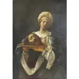 Guido Reni, Salome with the Head of St. John the Baptist, Oil on Canvas