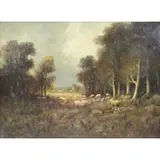 Wesley Webber, Landscape, Oil on Canvas