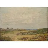 Sidney Wright Curtis, Landscape, Oil on Board