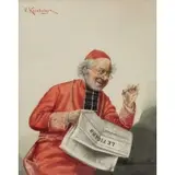 Carl Kronberger, Cardinal, Watercolor