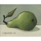 Keith Ingermann, Pear, Oil on Board