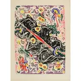 Alfonso A. Ossorio, Janus, 1969, Screenprint