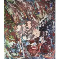 Nicholas Grippi, Abstract, Oil on Canvas