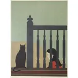 Will Barnet, The Bannister, Serigraph