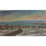 J. Signed Oil On Canvas Miles, Untitled