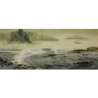 Robert Eric A Moore, Untitled, W.S. Signed Watercolor