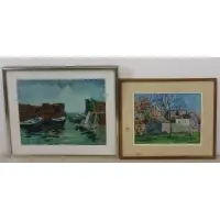 Kurt Sluizer, Untitled, 2 Signed Oil Paintings On Board
