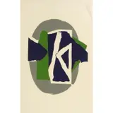 Robert Blackburn, Kiss Shapes, 1970, Lithograph on Japon paper