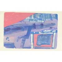 Robert Blackburn, Abstract Composition, Color Lithograph