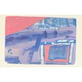 Robert Blackburn, Abstract Composition, Color Lithograph