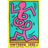 Keith Haring, Montreux Jazz Festival Poster, Screenprint