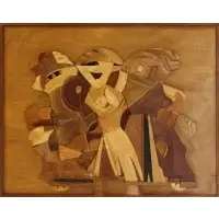 Mortimer Borne, Masquerade, 1961, Wooden Sculpture