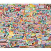 Ronald Markman, Alphabet, Tempera on Canvas