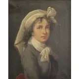 Marie E.L. Vigee Le Brun, Untitled, Oil On Canvas Portrait Of A Lady