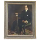 Ormo, Portrait of a Gentleman, Oil on Board