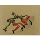 Cake Walk by Al Hirschfeld, Lithograph, sold Jun 2019