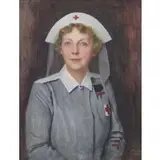 A Tacey, Nurse, Oil on Canvas