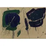 Blue-Green by Sam Francis, 1963, Lithograph, sold Jun 2019
