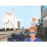 Photius Coutsoukis, Carnation on Wilshire, Acrylic on Canvas