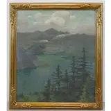Clara Davidson, Landscape, Oil on Canvas