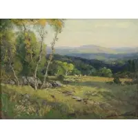 Frederick Ballard Williams, Sun and Shadow, Oil on Board