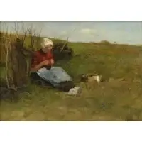 Harvest Time by Charles P. Gruppé, Oil on Canvas, sold Jun 2019