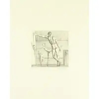 Arabesque by Paul Cadmus, Etching, sold Jun 2019