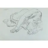 Paul Cadmus, Figure Study, Pen and Ink