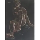 Paul Cadmus, Nude, Crayon on Paper