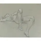 Paul Cadmus, Untitled, Crayon on Paper