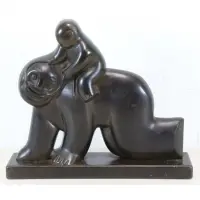 Two Figures by Tom Otterness, Bronze, sold Jun 2019
