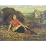 Charles Wynne Nicholls, Tired, Oil on Canvas