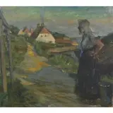 Ferdinand Dorsch, Figure in Landscape