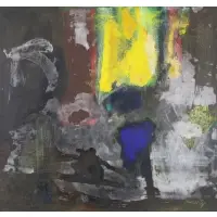 Howard Kanovitz, Abstract Composition, Oil on Canvas