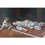 Alexander Strogart, The Guard, 1988, Oil on Canvas