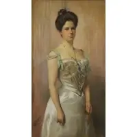 Christian Meyer Ross, Portrait of a Lady, Pastel